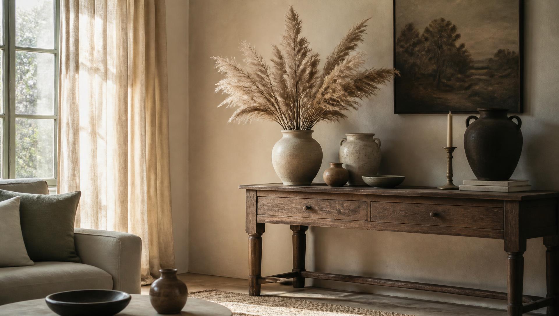 How to style a console table three ways