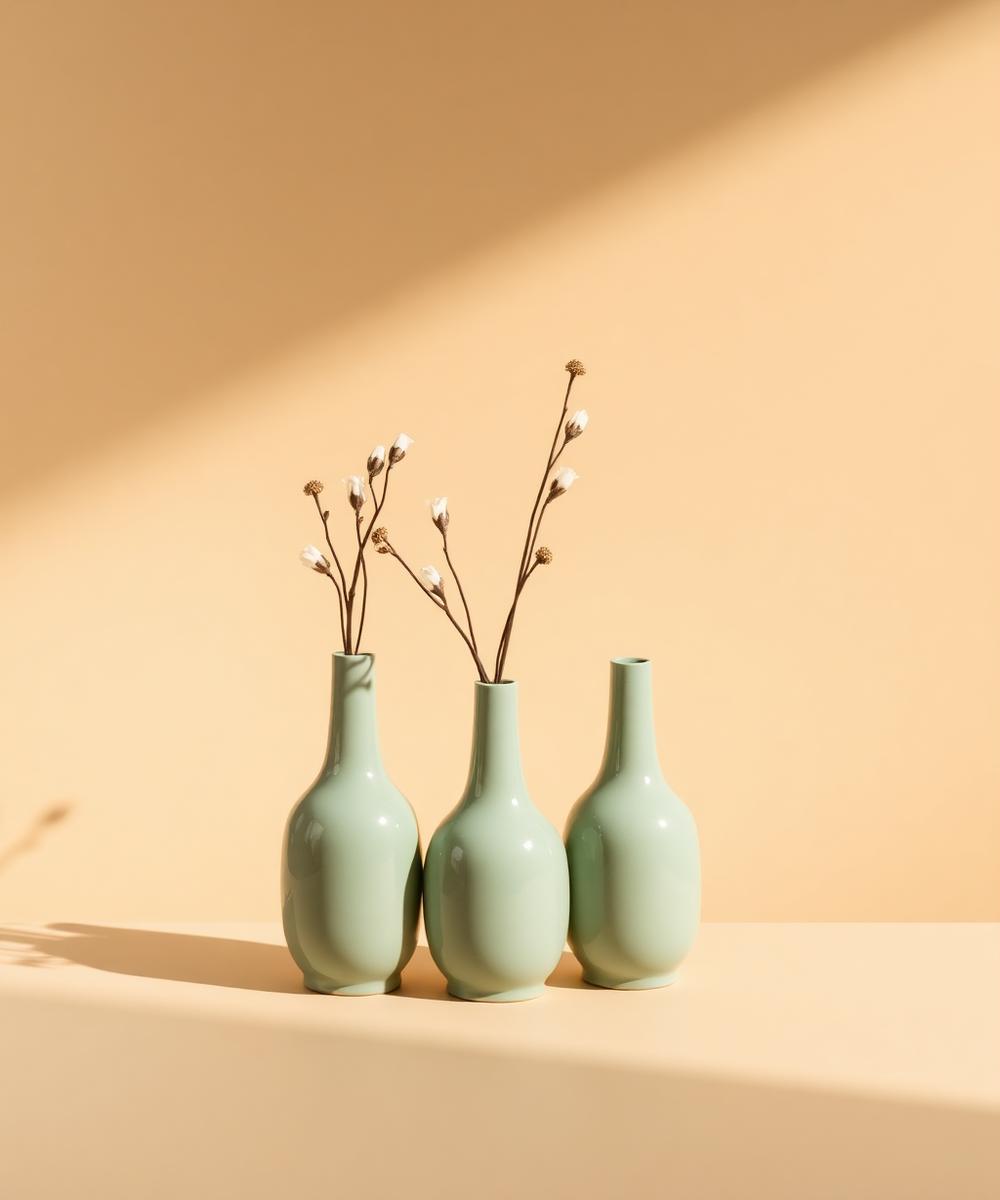 Sage Bud Vase Trio